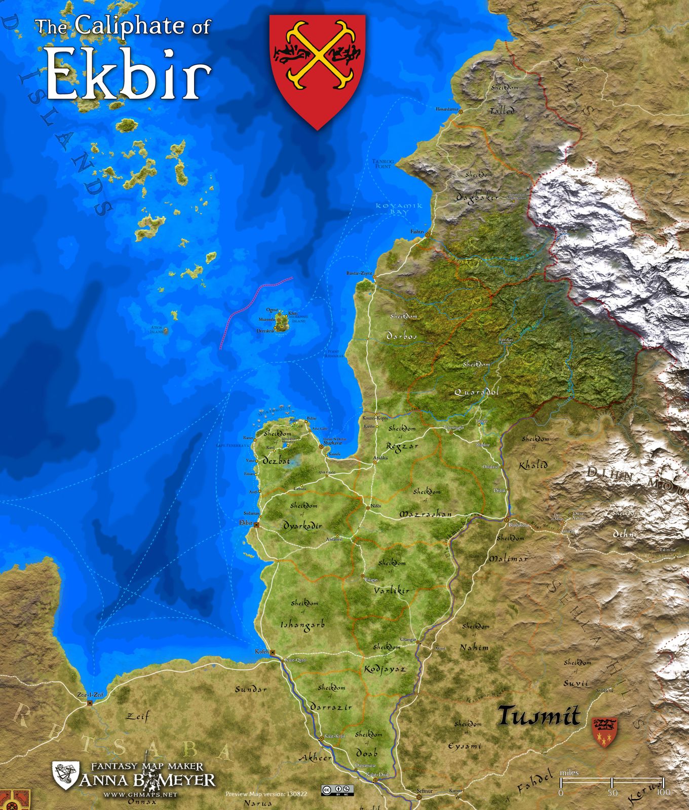 Carte complète de la Flanesse !