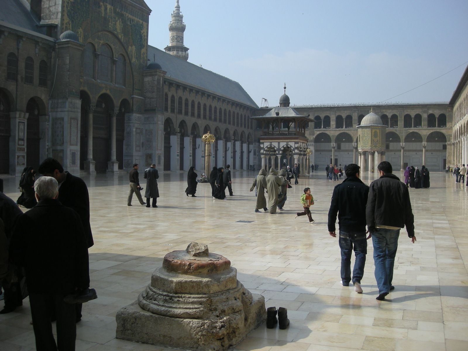 Mosquée des Omeyyades, à Damas en 2009. (Crédit photo © Boudour Moumane)