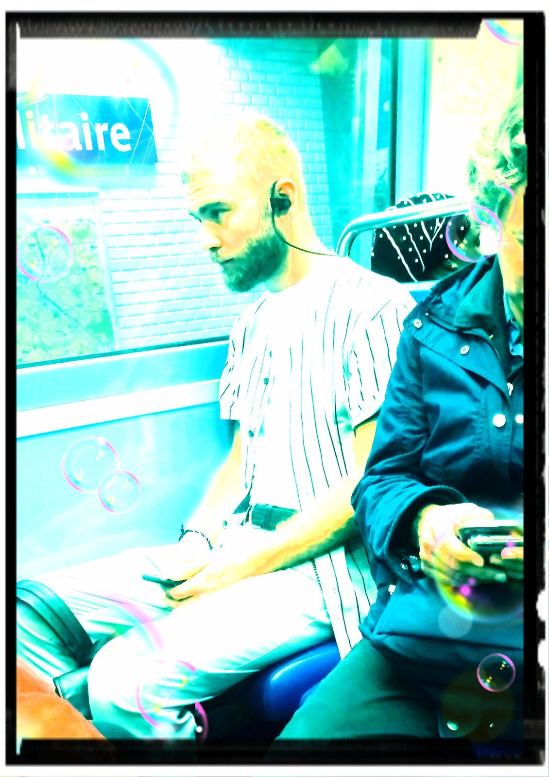 Un passager du métro