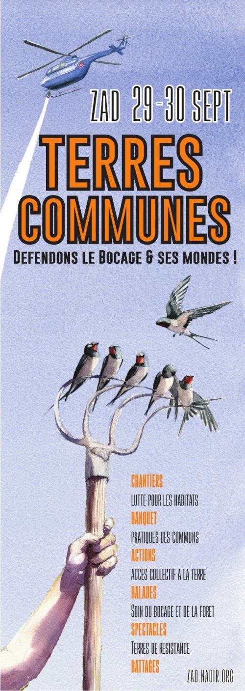 Terres communes : mobilisation sur la Zad de NDDL