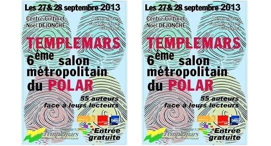 Templemars (59) : 6e salon du polar les 27 et 28 septembre 2013