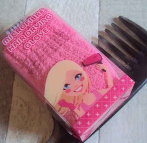 Mon gant sèche-cheveux en microfibre - Le blog de Mamzelle KitKat