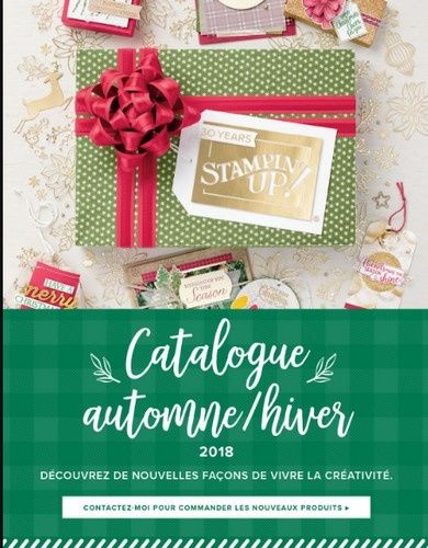 catalogue automne/hiver Stampin'up! 2018