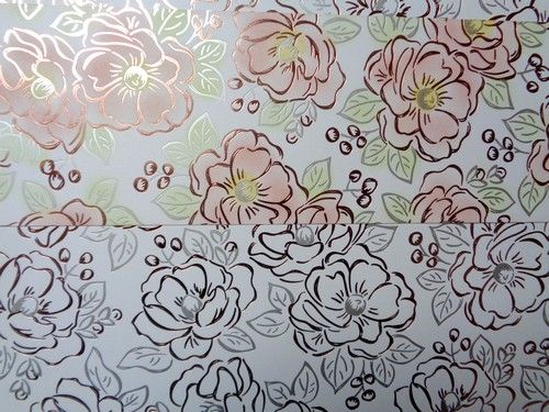 floraison miroitante stampin'up!