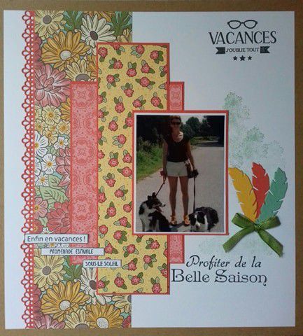 Papier de la série Design Spécialité Jardin ornemental Stampin'up