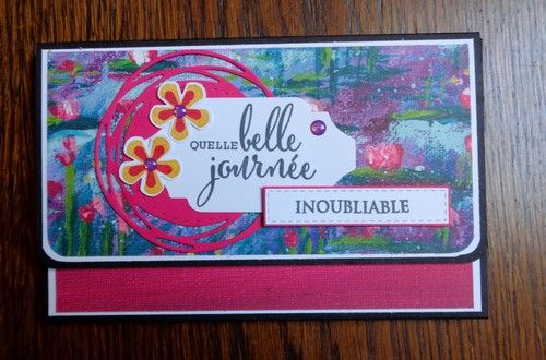 mini album portefeuille stampin'up