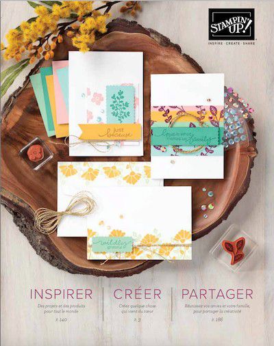 stampin'up! catalogue annuel 2020 #cataloguestampinup #stampinup