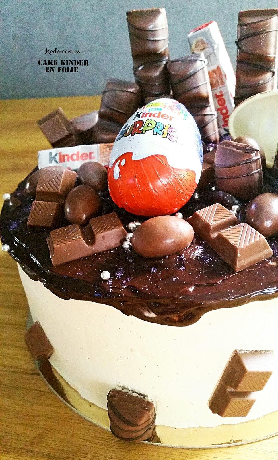 Layer Cake Gourmand Kinder Kederecettes Bienvenue Dans La Cuisine De Vanessa