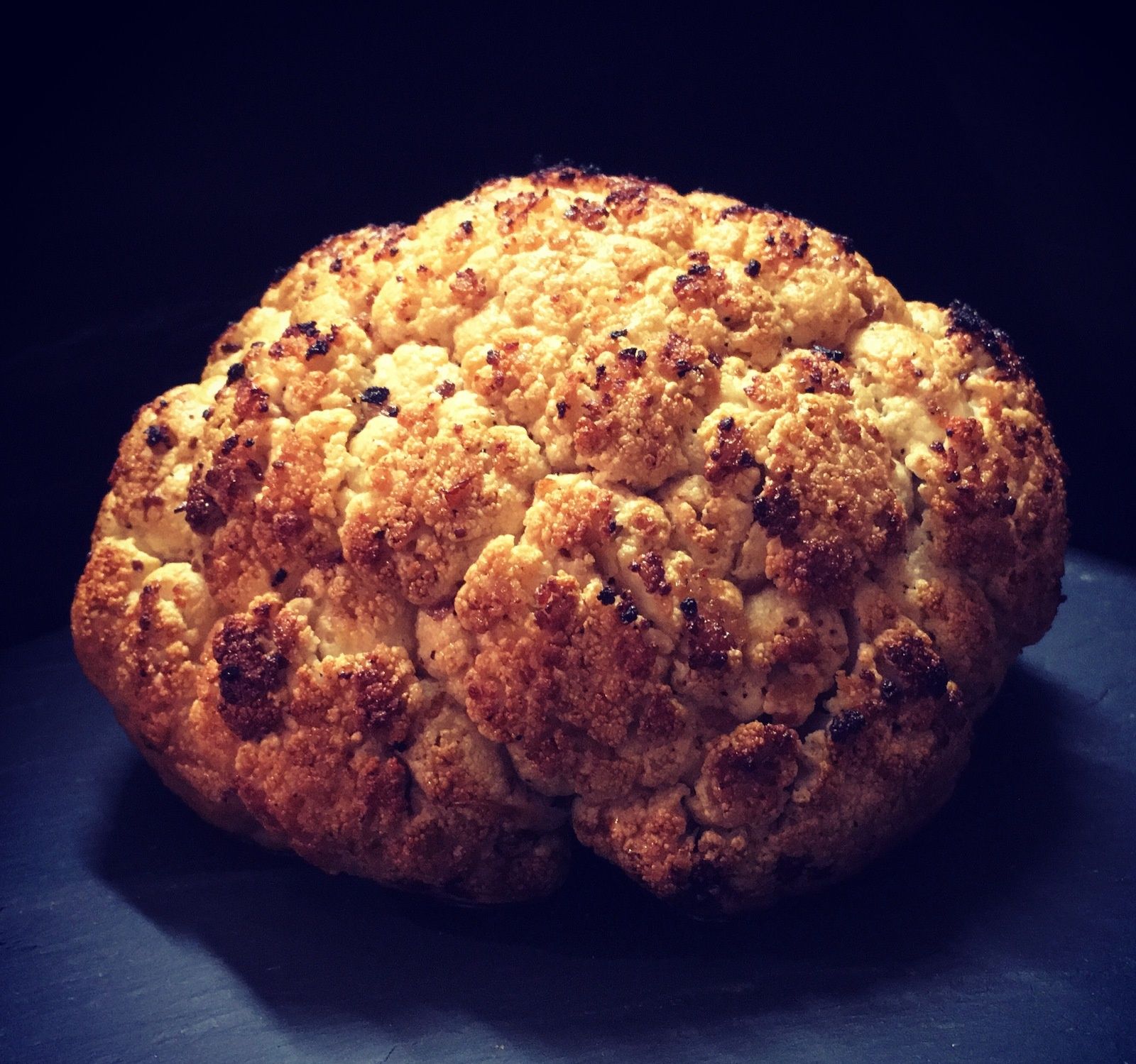 Chou-fleur roti aux épices