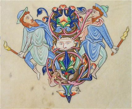 Oeuvre artistique de la semaine : Enluminures médiévales