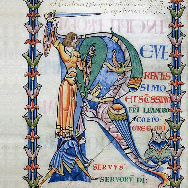 Oeuvre artistique de la semaine : Enluminures médiévales