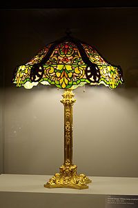 Oeuvre artistique de la semaine : La lampe Tiffany (art nouveau) - Le  cahier de vie des CM1-CM2
