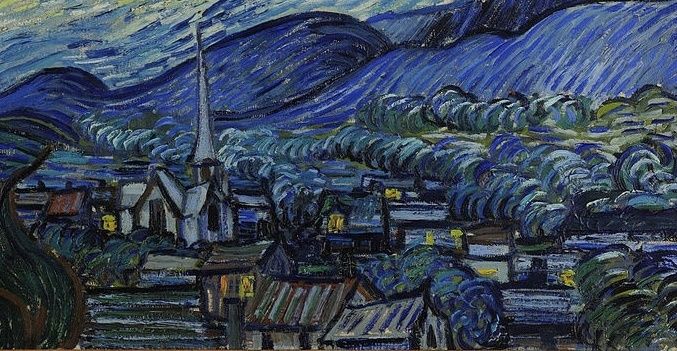 Oeuvre Artistique De La Semaine La Nuit Etoilee De Van Gogh L Impressionnisme Le Cahier De Vie Des Cm1 Cm2