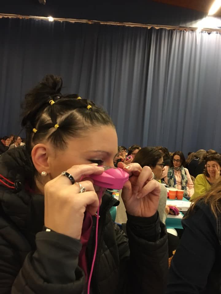 Photographies tirées de la page Facebook d'Audrey, « se dépasser pour aider », avec son aimable autorisation