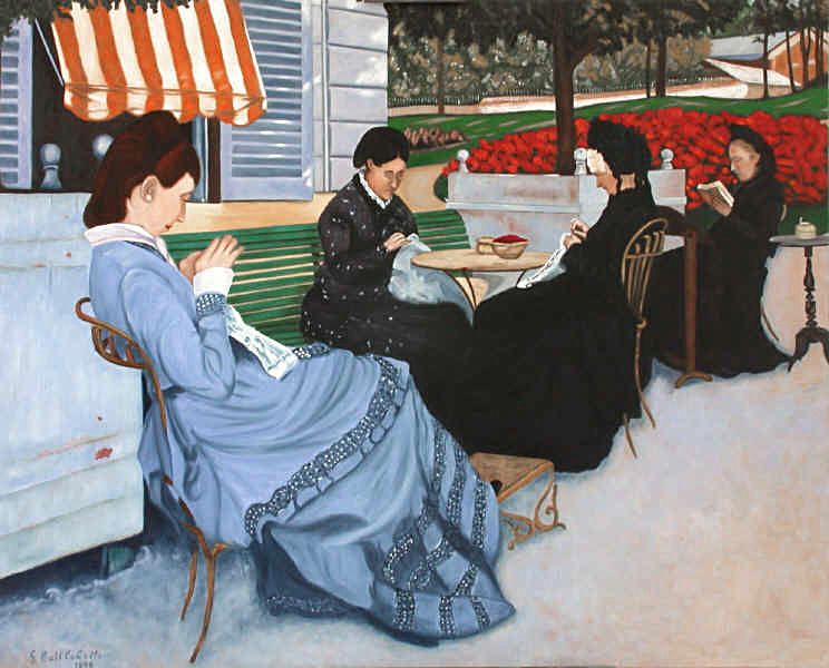 Oeuvre artistique de la semaine Portraits à la campagne (de Gustave Caillebotte) Le cahier