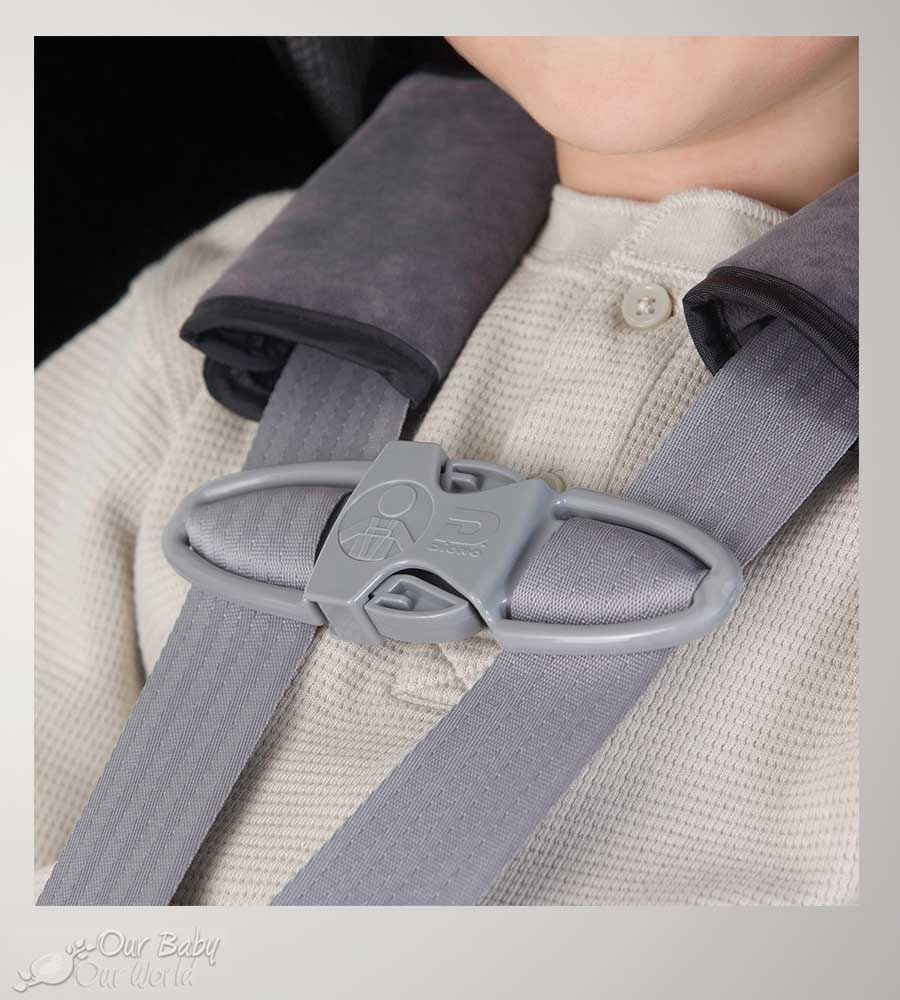 2 Pièces Noir Chest Clip sécurité bébé, Sangle ceinture de sécurité voiture,  Empêche l'enfant de