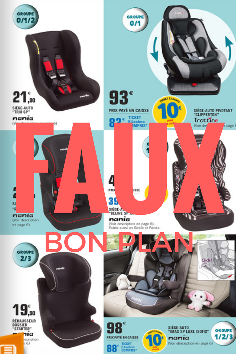 Siège auto bébé bleu pivotant groupe 0/1 TROTTINE 55 : le siège auto à Prix  Carrefour