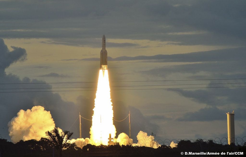 Les FAG sécurisent le 223e lancement d’une fusée Ariane