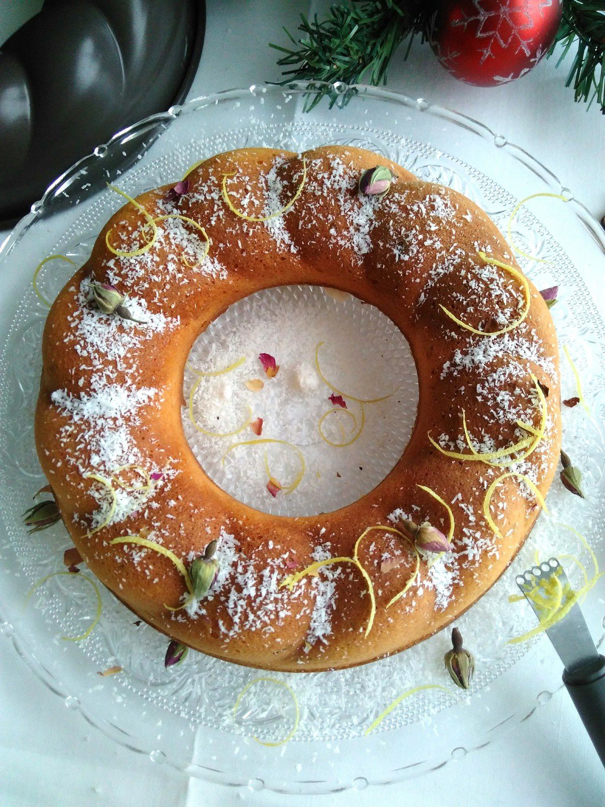Gâteau sans lactose citron rose &amp; coco