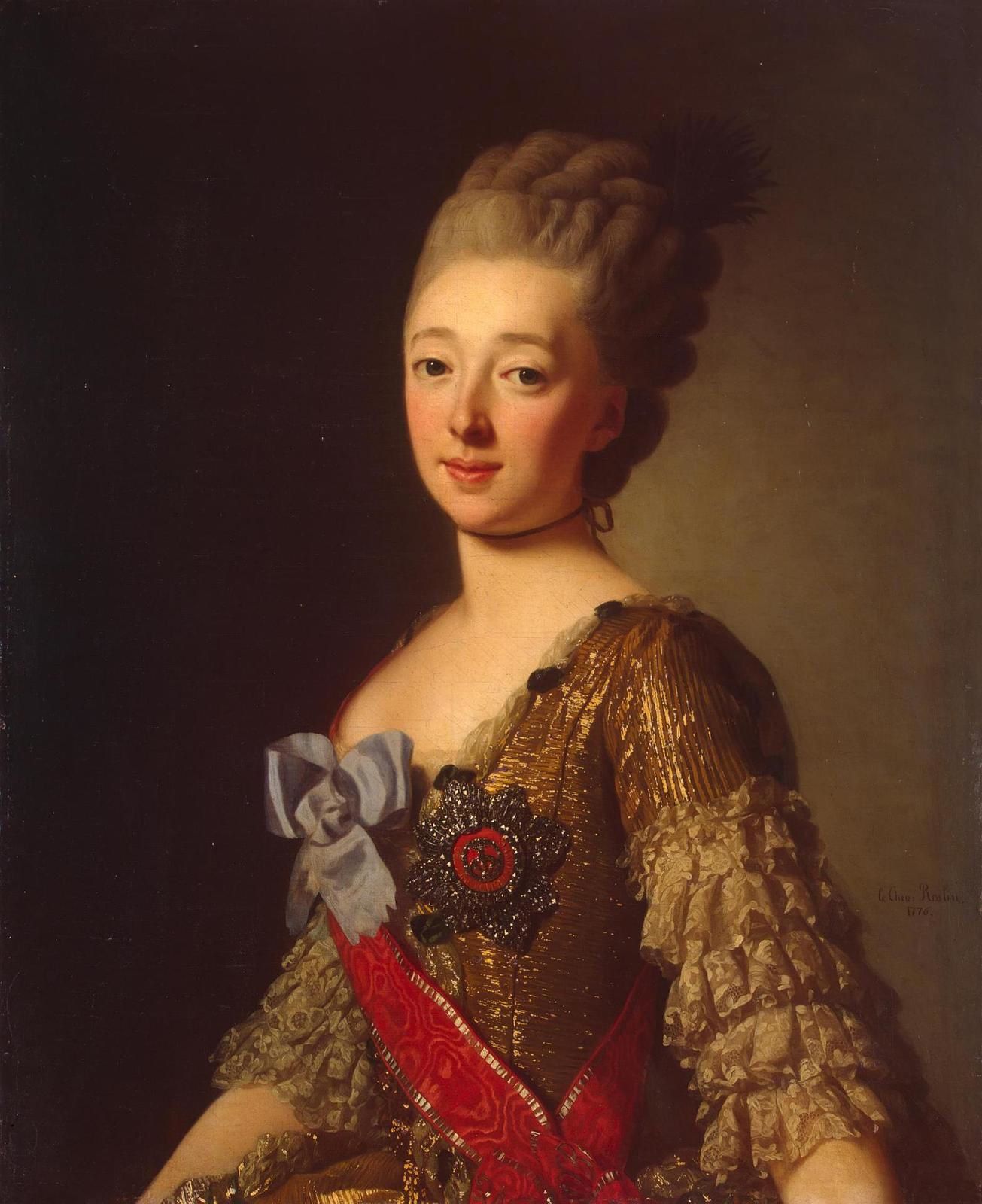 La grande-duchesse Natalia Alexeïevna par A. Roslin