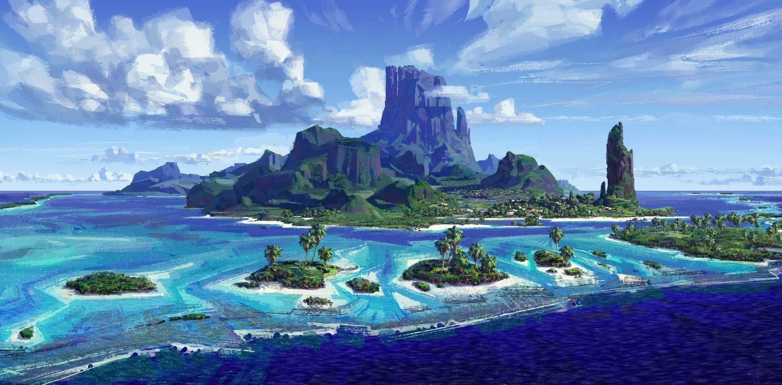 île De Te Fiti En Vrai Vaiana, la légende du bout du monde - Marluuna