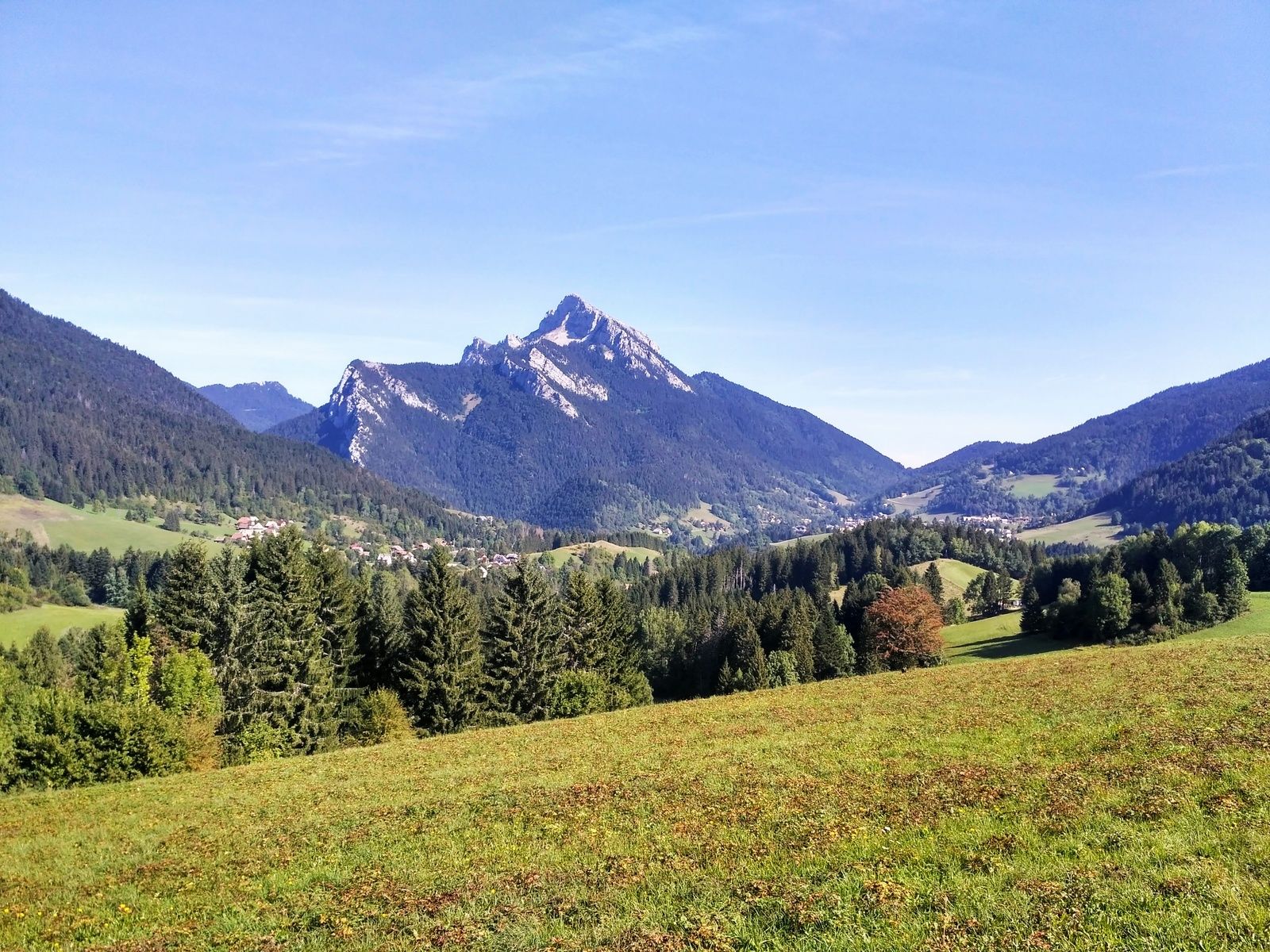 En direction de St Hugues en Chartreuse