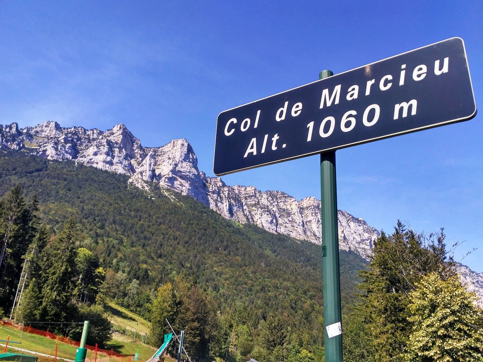Col de Marcieu (1060m) dans les contreforts Grésivaudan de la Chartreuse , 6ème col du jour