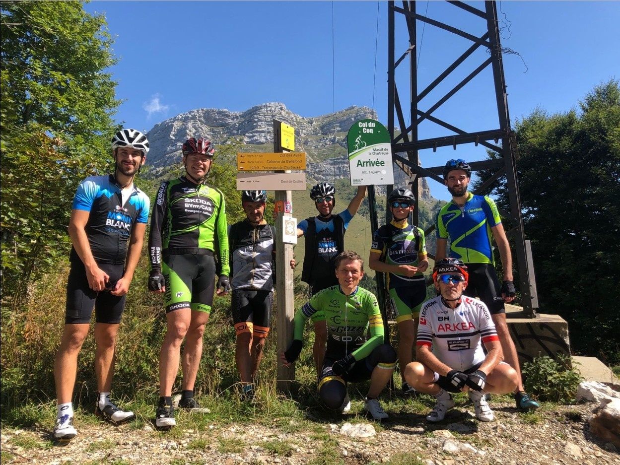 Col du Coq (5ème col du jour), "the Dream Team" pour ce parcours d'exception en Chartreuse !