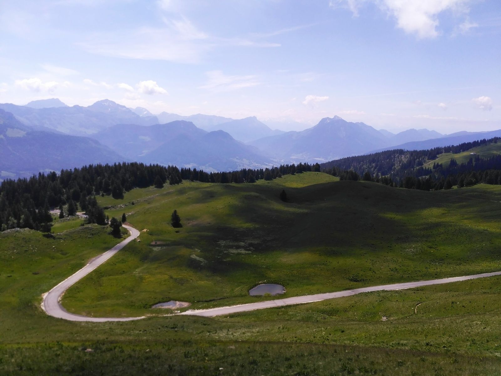 Montée du Semnoz par Leschaux