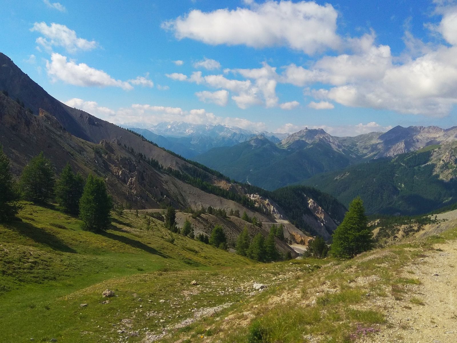 Descente du col d'Izoard