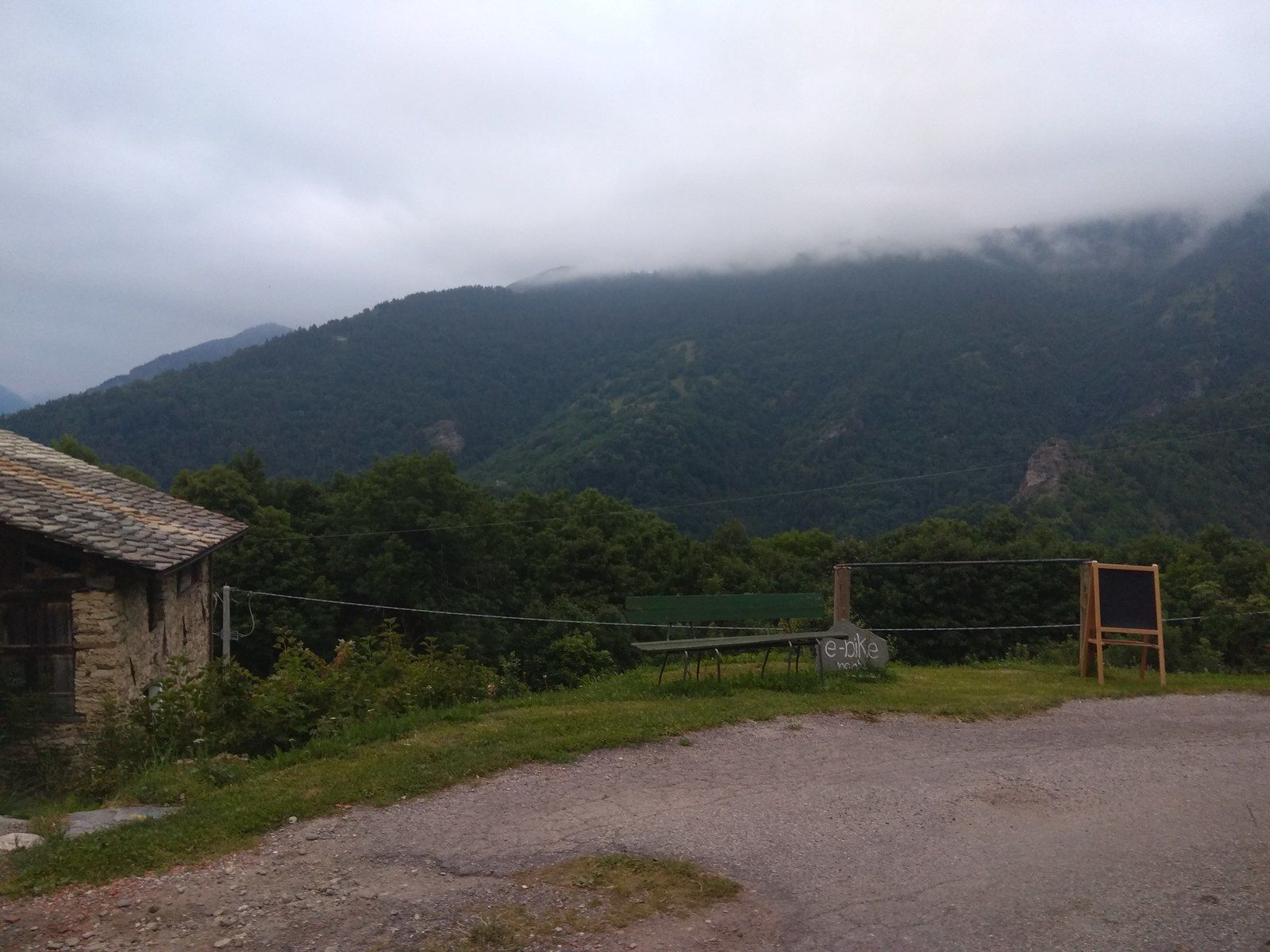 Notre gîte, juste avant Stroppo