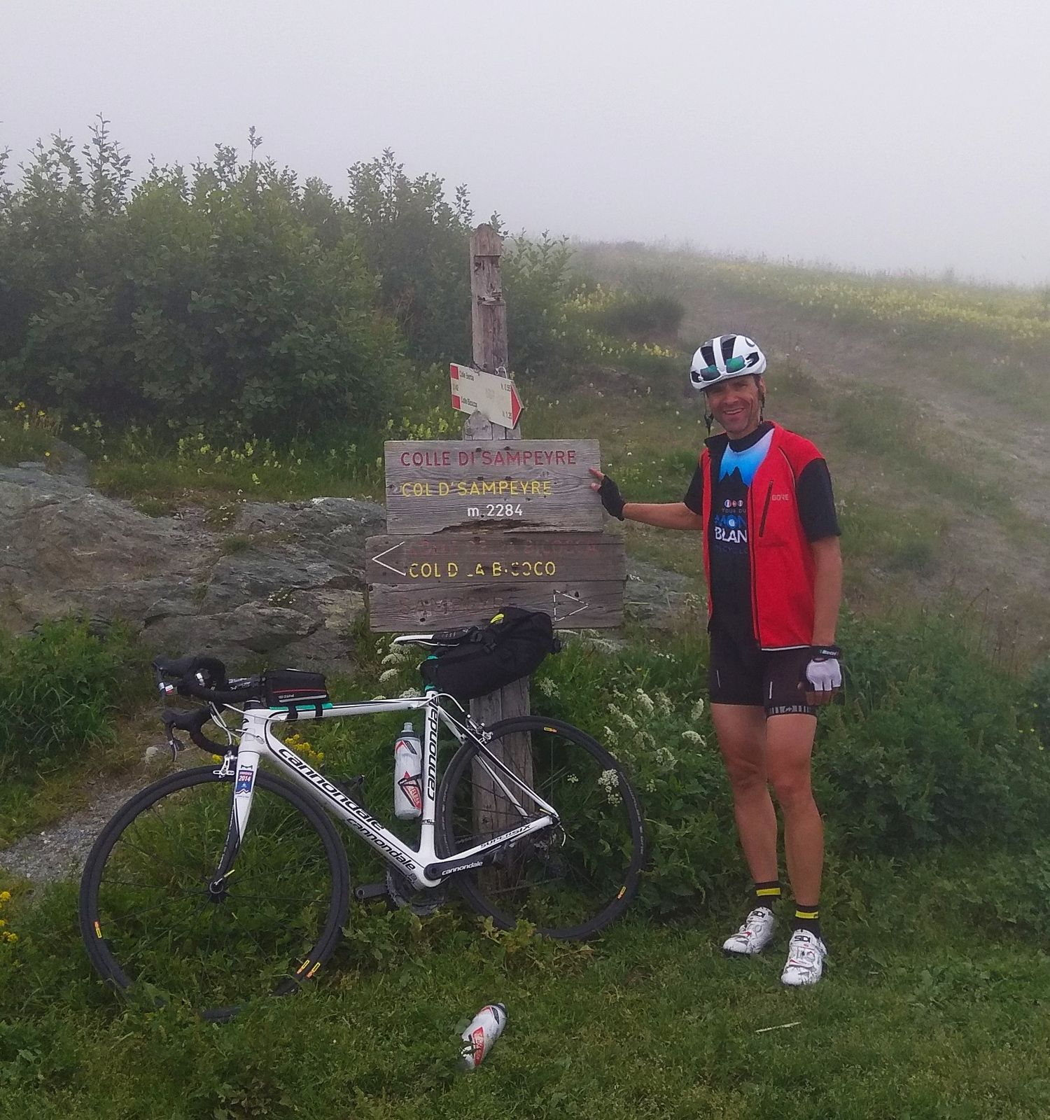 Col de Sampeyre, nouveau col inédit pour moi à +2000m !