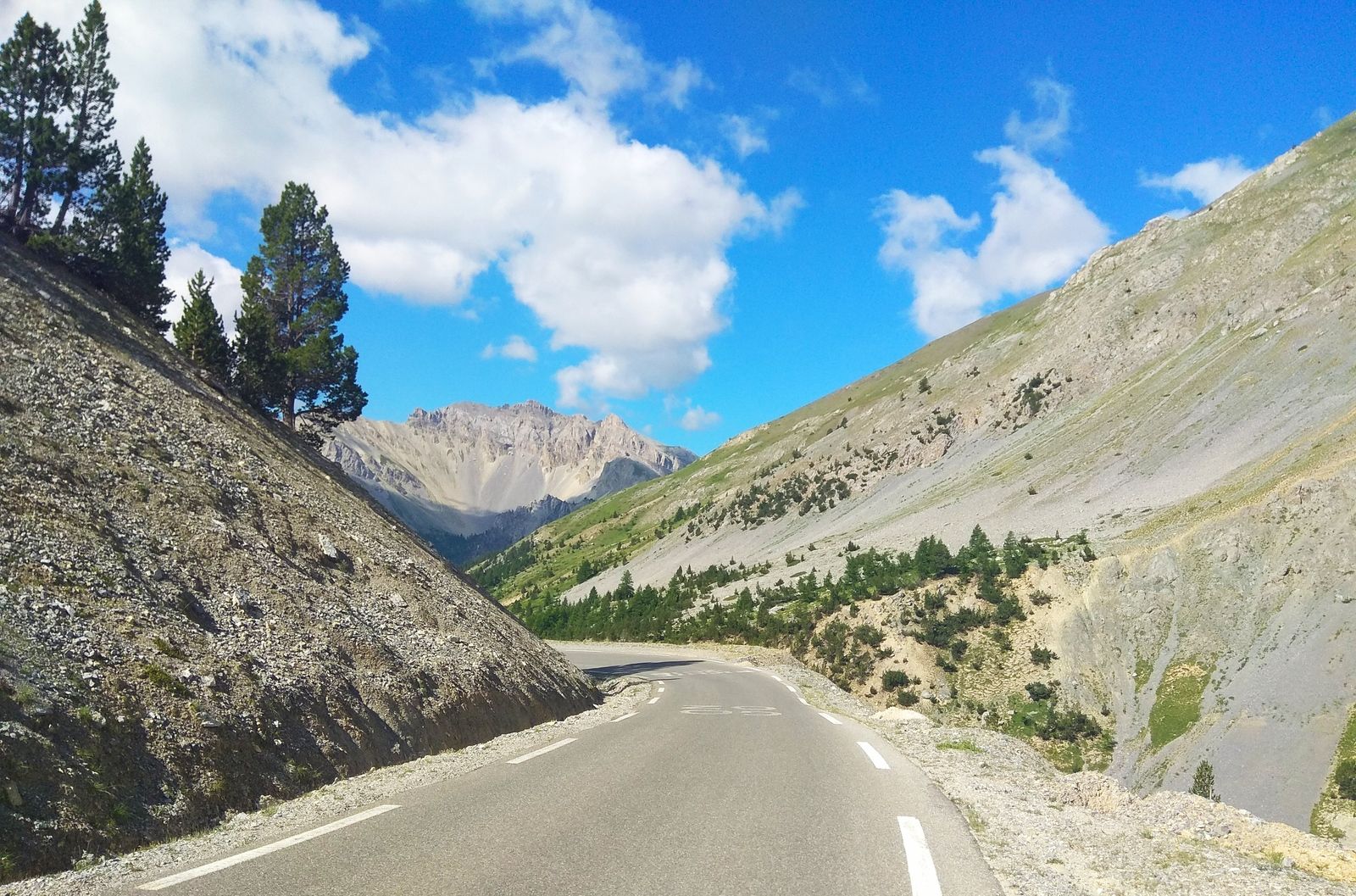 Descente du col d'Izoard