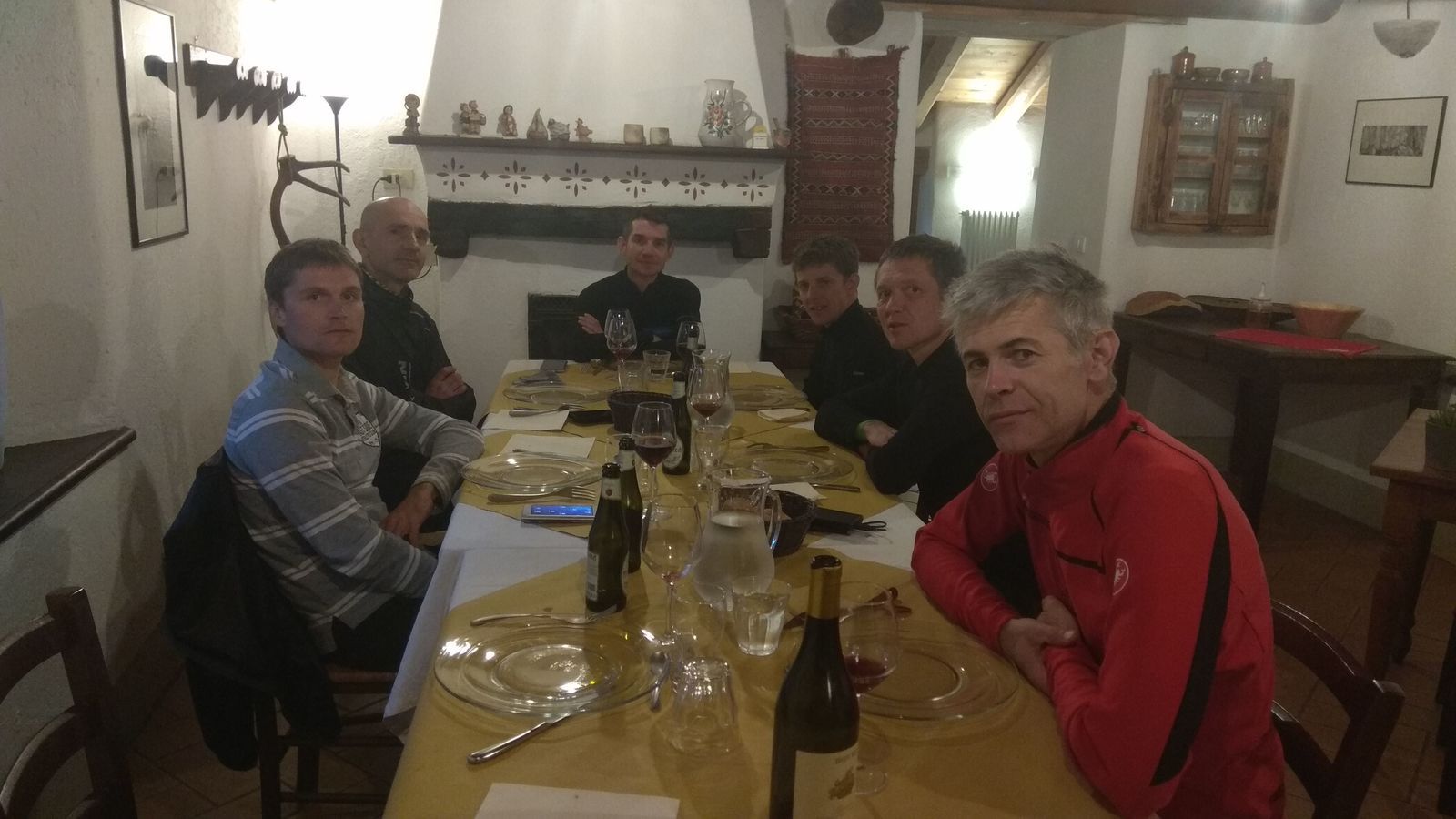 Un bon repas Italien pour les 7 mercenaires !