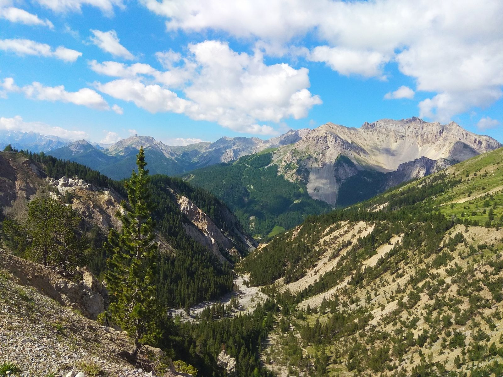 Descente du col d'Izoard