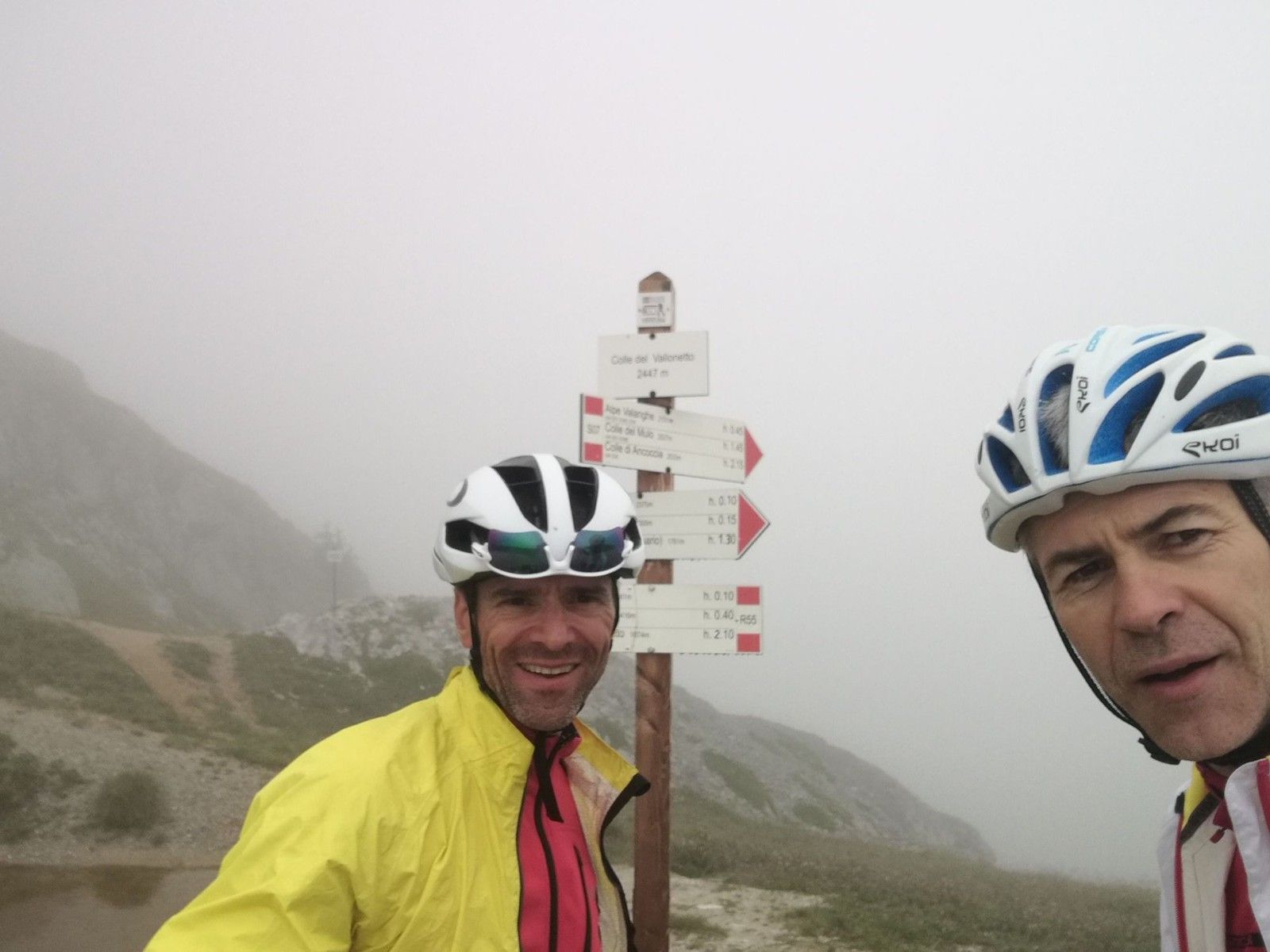 Col de Valonetto (2447m), juste avant d'arriver au col de Fauniera