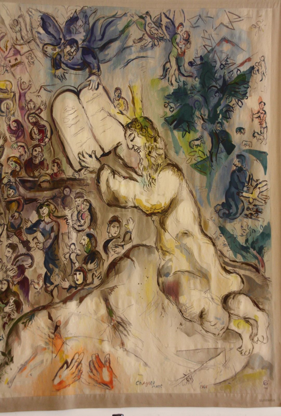 Le hall Chagall à la Knesset