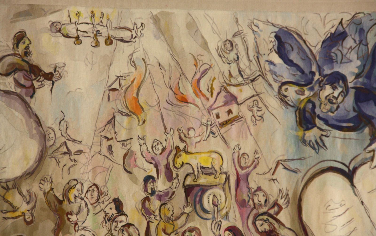 Le hall Chagall à la Knesset