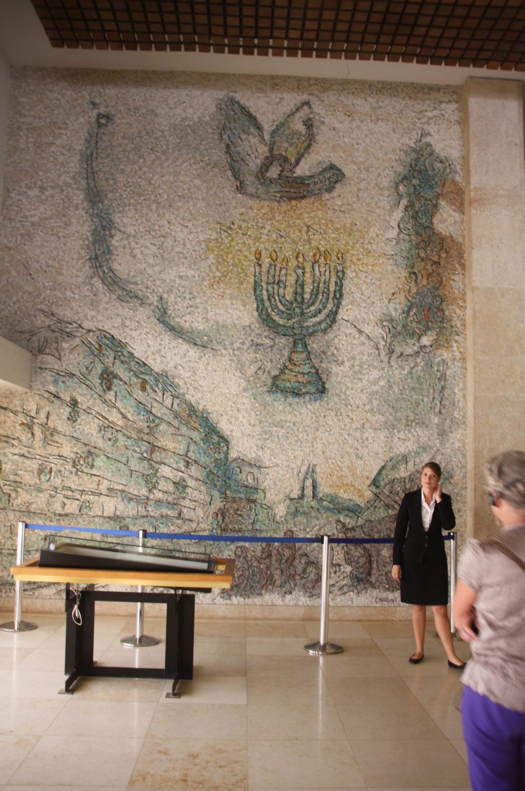 Le hall Chagall à la Knesset