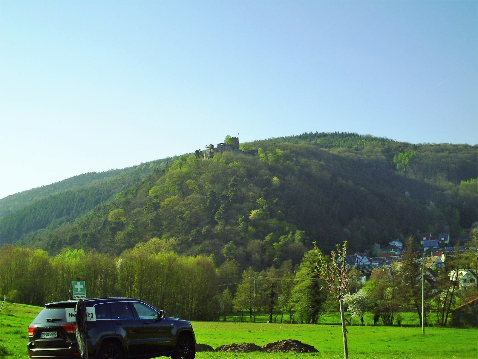 Goldwing Unsersbande - Ballade vers le Château de Trifels en Allemagne