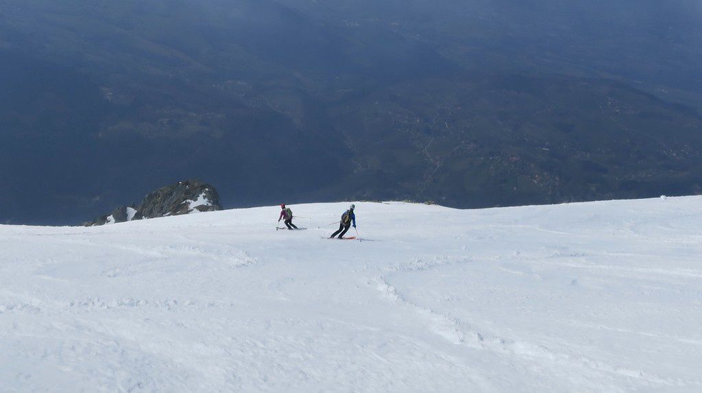 Combo goulotte ski au Pic du Loup et au Grand Colon