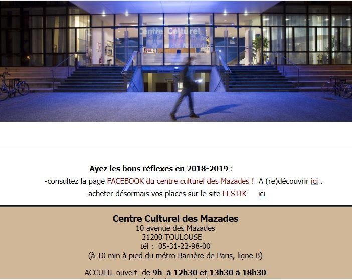 Portes Ouvertes Au Theatre Des Mazades Le Quartier De Borderouge Toulouse