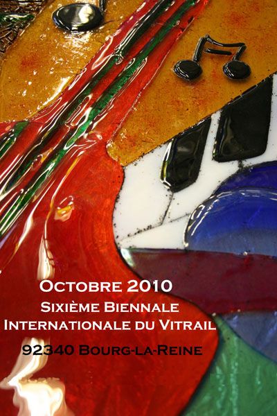 Affiche biénnale internationale du vitrail 2010