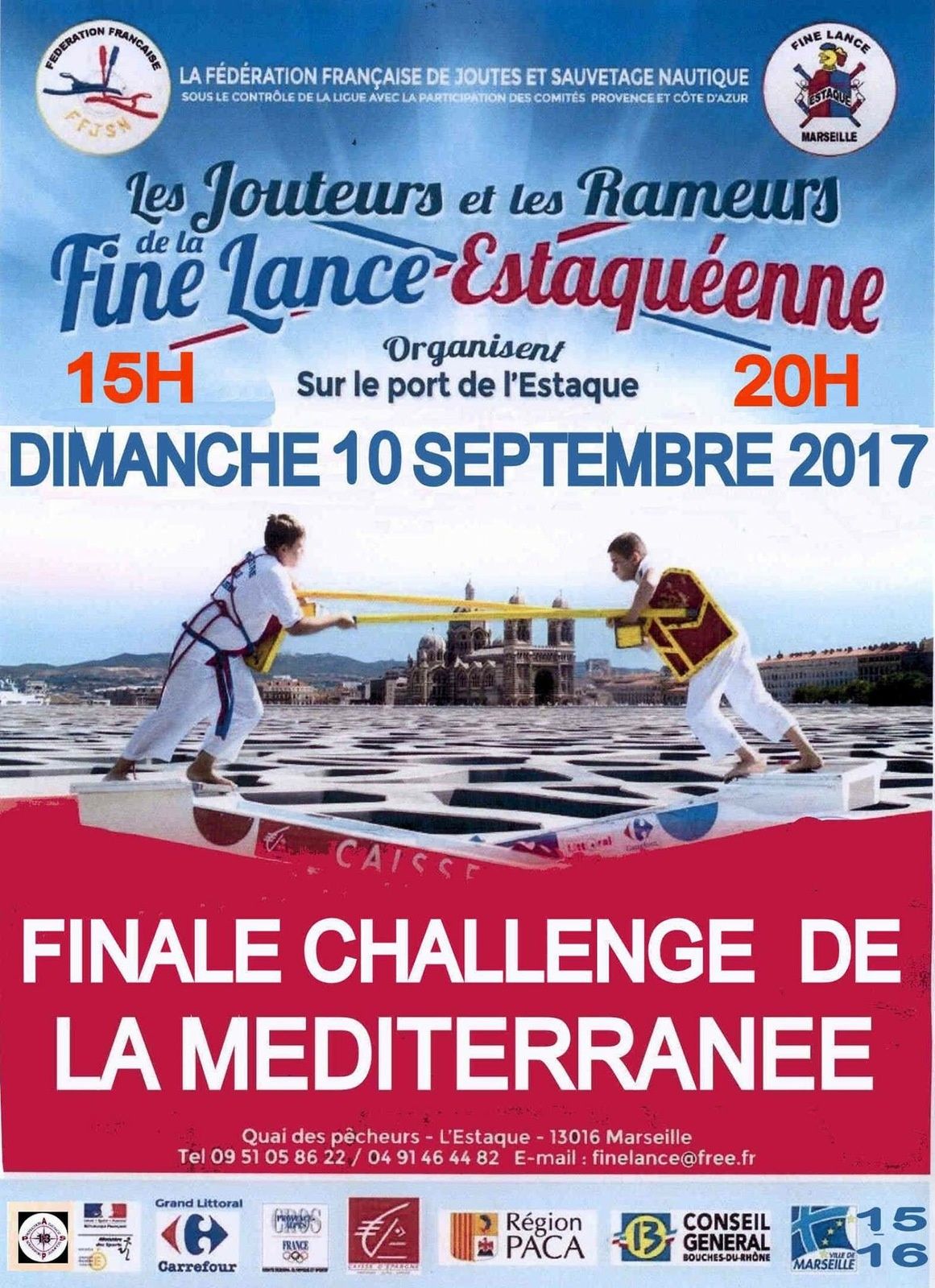 Joutes Provençales Dimanche 10 Septembre Challenge de la Méditerranée Le petit Estaquéen