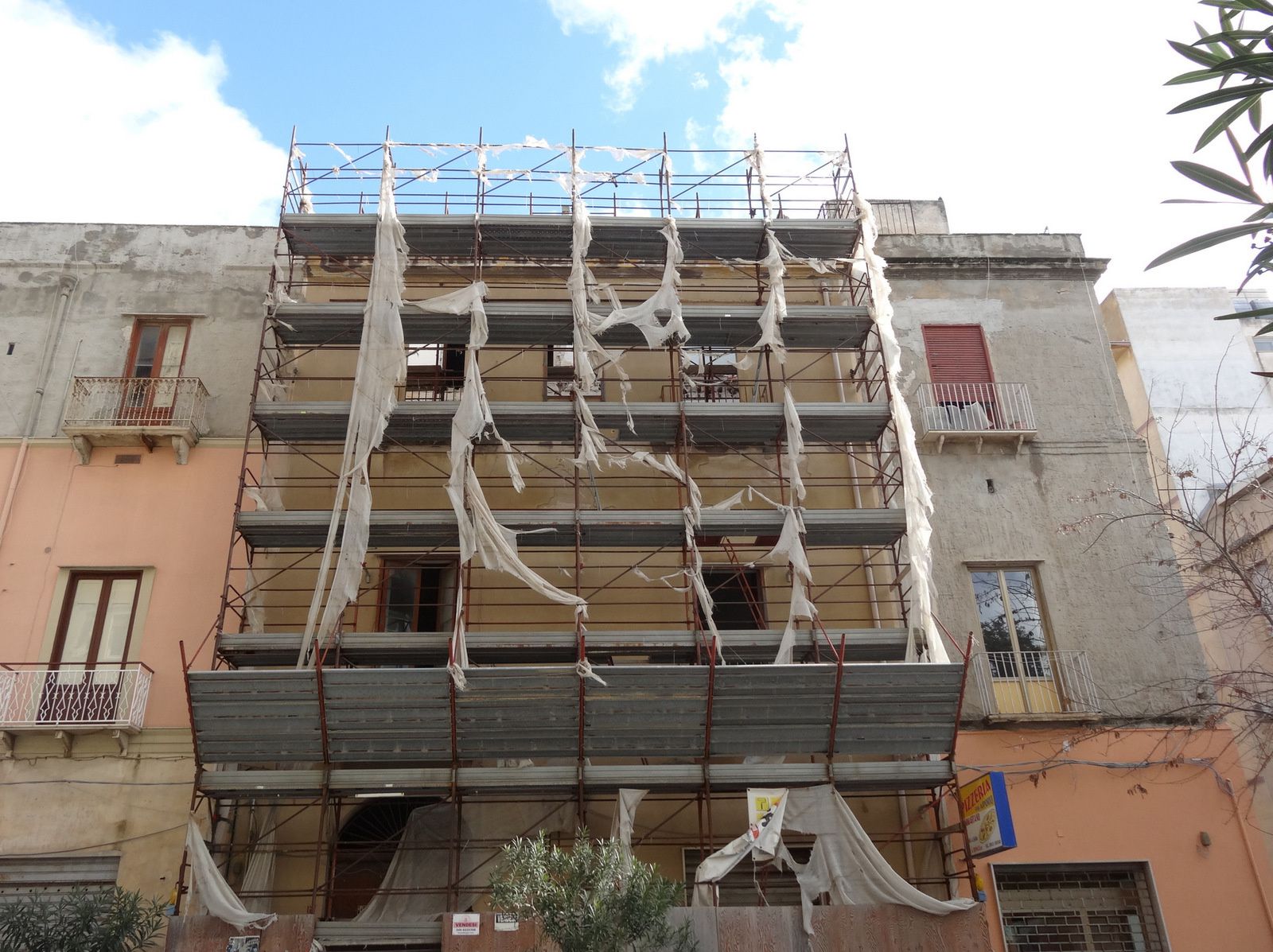 Palissades de chantier (Sicile)