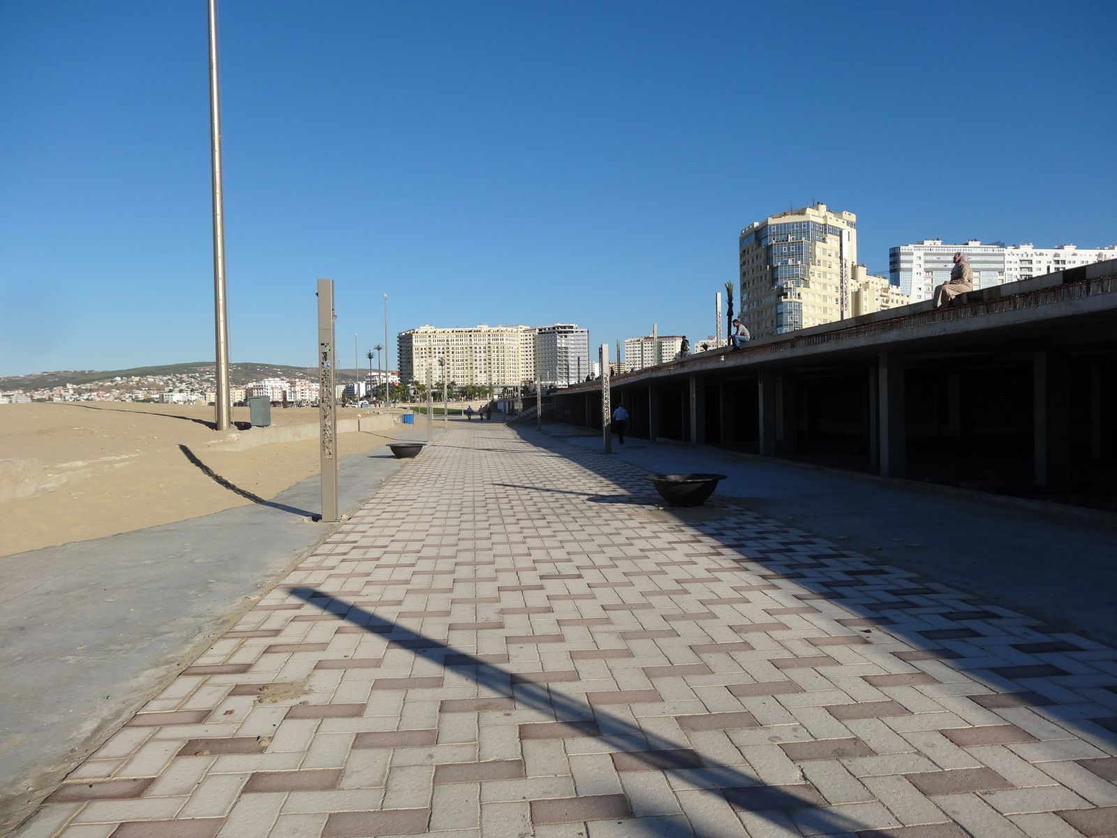 Promenade sur la corniche de Tanger (partie basse : 5 photos)