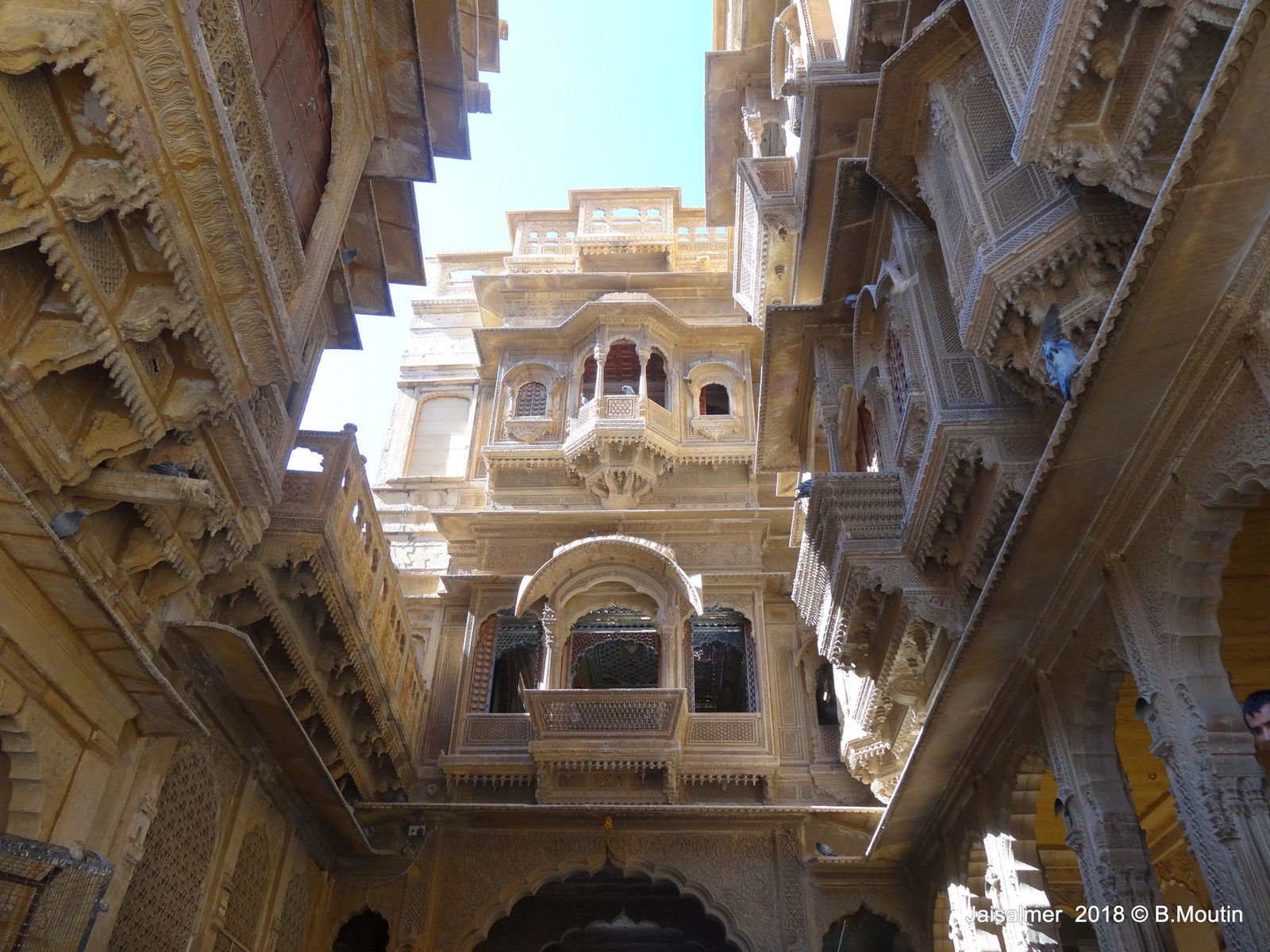 Jaisalmer, Havelis (3 photos : cliquez pour les agrandir)