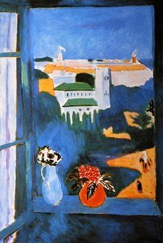 Le tableau original de Matisse "Vue par la fenêtre"