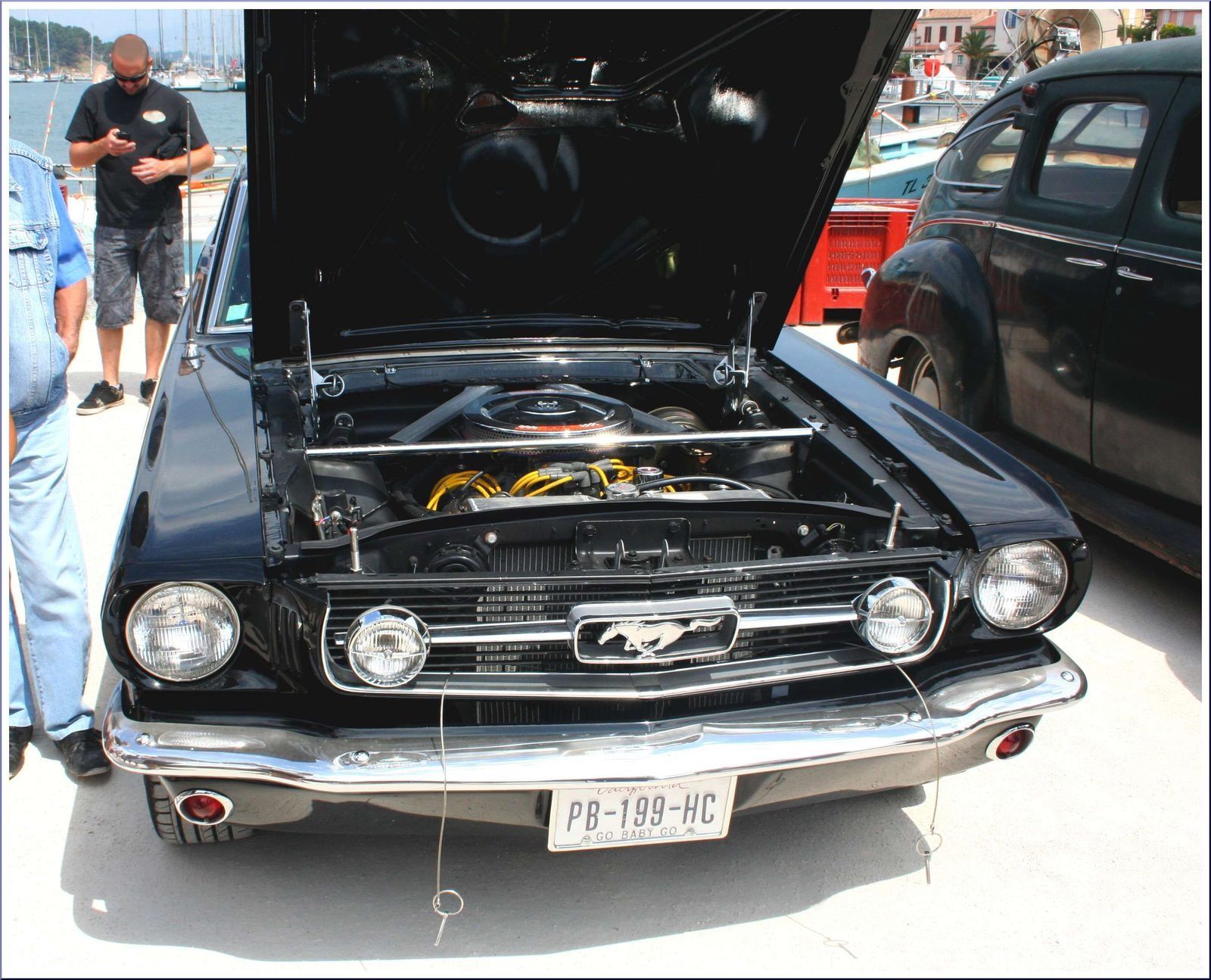 259 - La journée américaine à Saint Mandrier sur Mer, place des Résistants, port de plaisance et quai des pêcheurs,