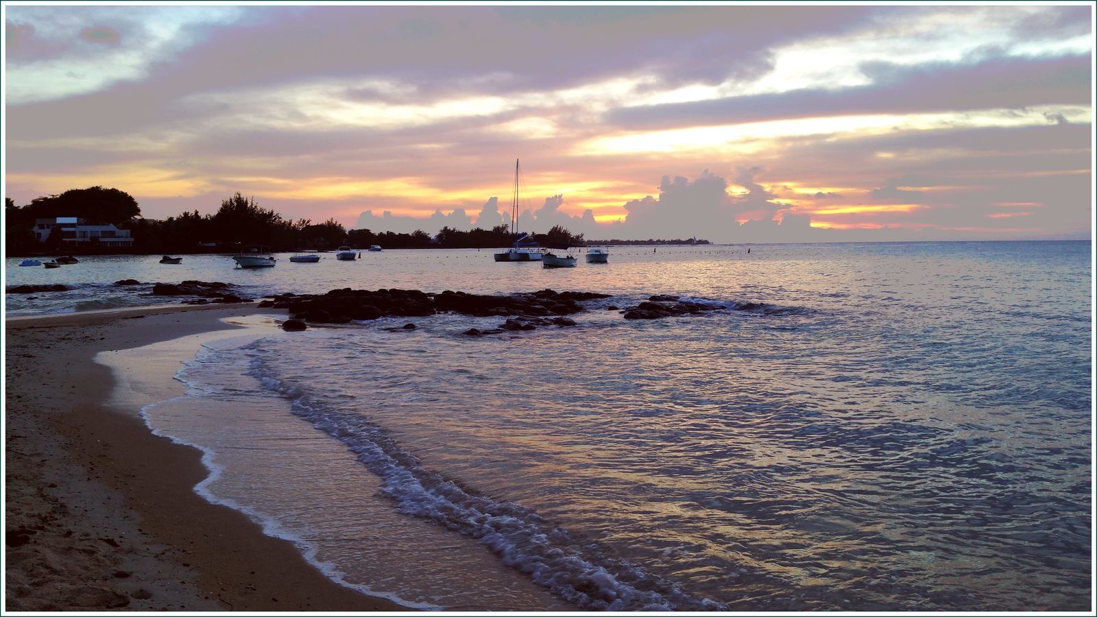 290 - Île Maurice, 24ème, février mars 2017 plages du nord de l'île, couchers de soleil photos en passant, quiétude du soir
